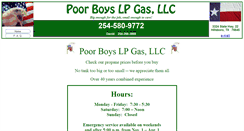 Desktop Screenshot of poorboyspropane.com